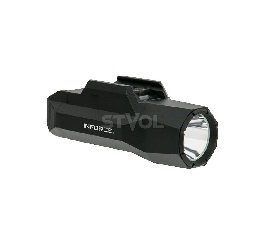 Підствольний ліхтарик INFORCE WILD2 White LED Black Body фото