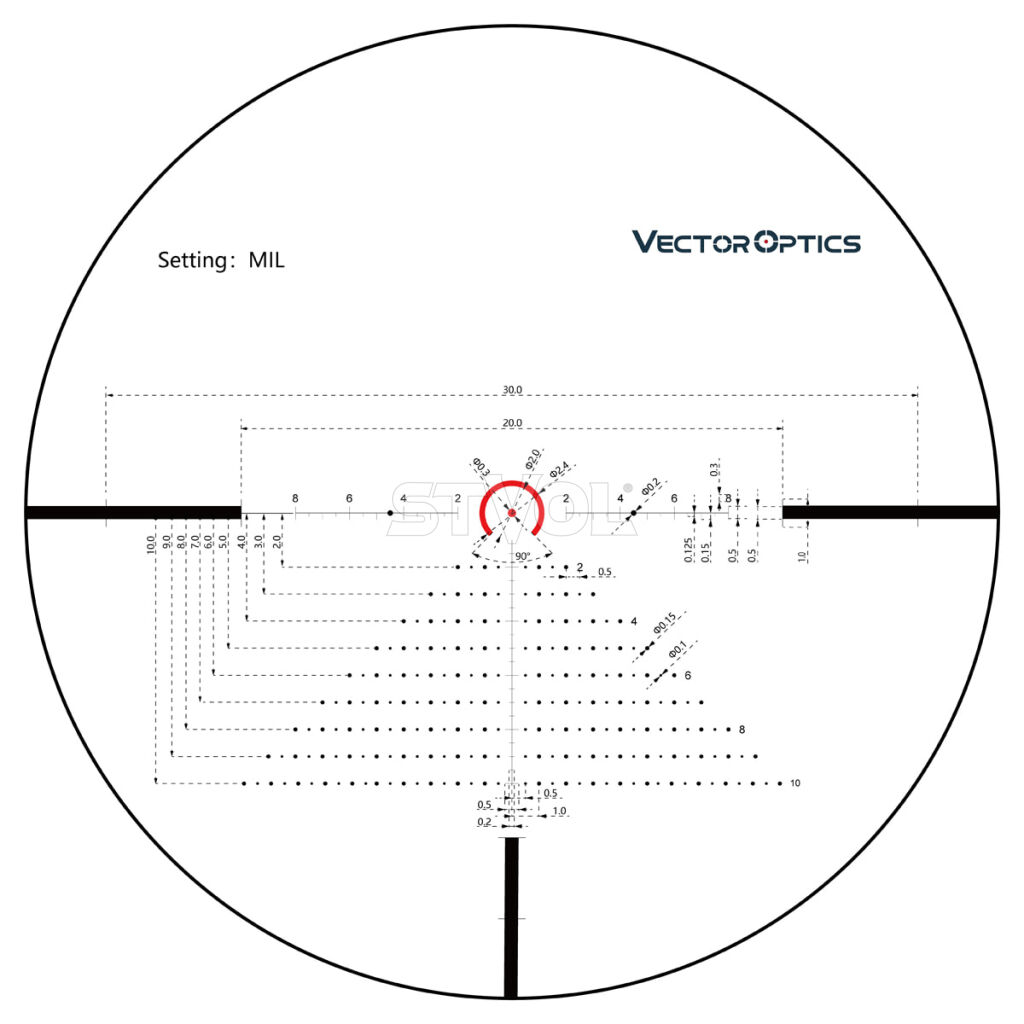 Приціл оптичний Vector Optics Constantine 1-8x24 (30 mm) illum. SFP фото 8