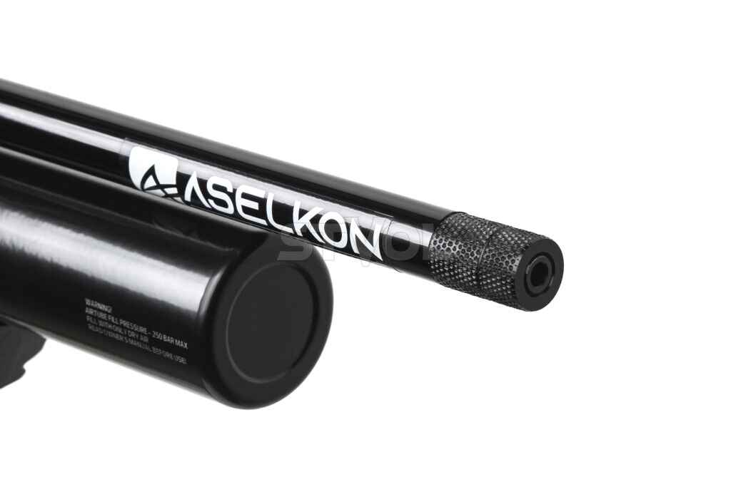Пневматическая Редукторная PCP винтовка  Aselkon MX8 Evoc Black  кал. 4.5 Фото 5