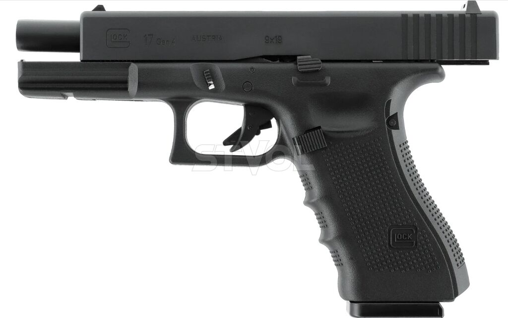 Пневматический пистолет GLOCK 17 Gen4 Blowback кал. 4,5 мм (с