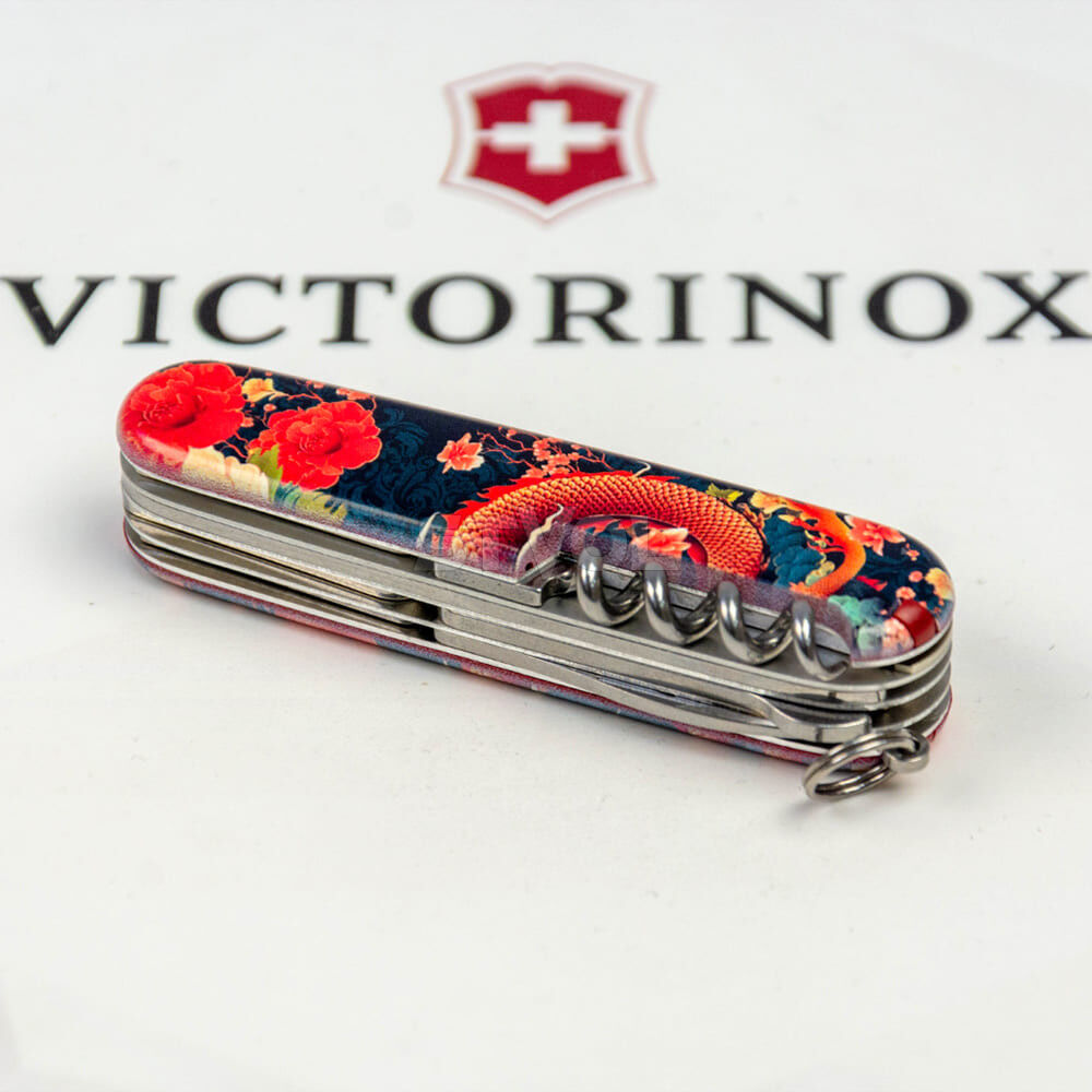 Ніж Victorinox Swiss Army Huntsman Zodiac Китайський дракон фото 7