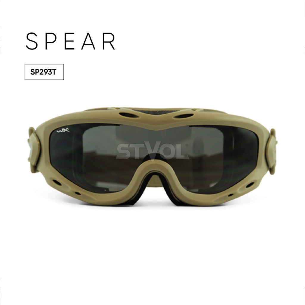 Окуляри захисні, Wiley X не корегувальні, з лінзами з пласмас Mask SP293T Spear Smoke/Clear/LIght R Фото 3