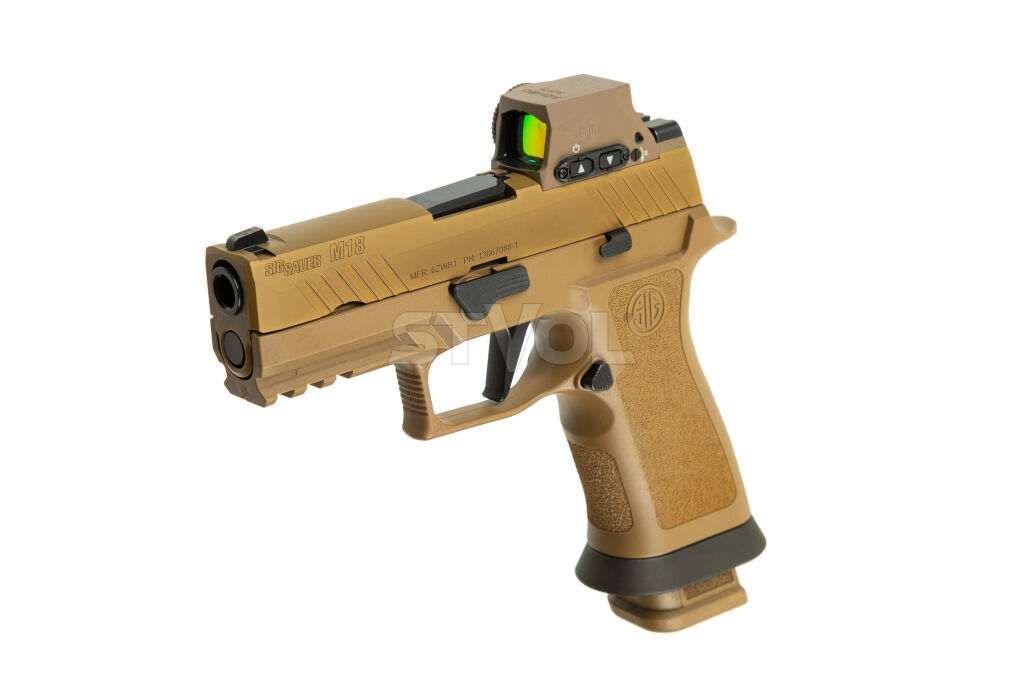 Пистолет спортивный Sig Sauer M18X 9MM, 3.9IN, X-SERIES, COY, ROMEOM17, (3) 21RD STEEL MAG Фото 4