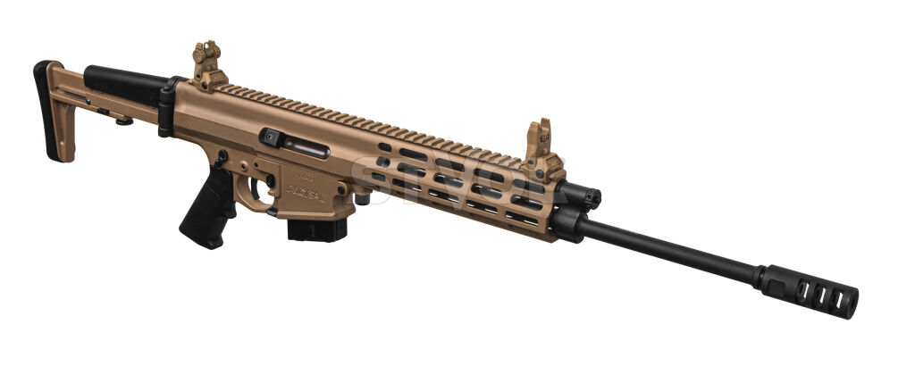 Карабін нарізний Robinson XCR-L 223REM 16" Gas Piston 1:7 Lightweight M-Lok FDE фото 2