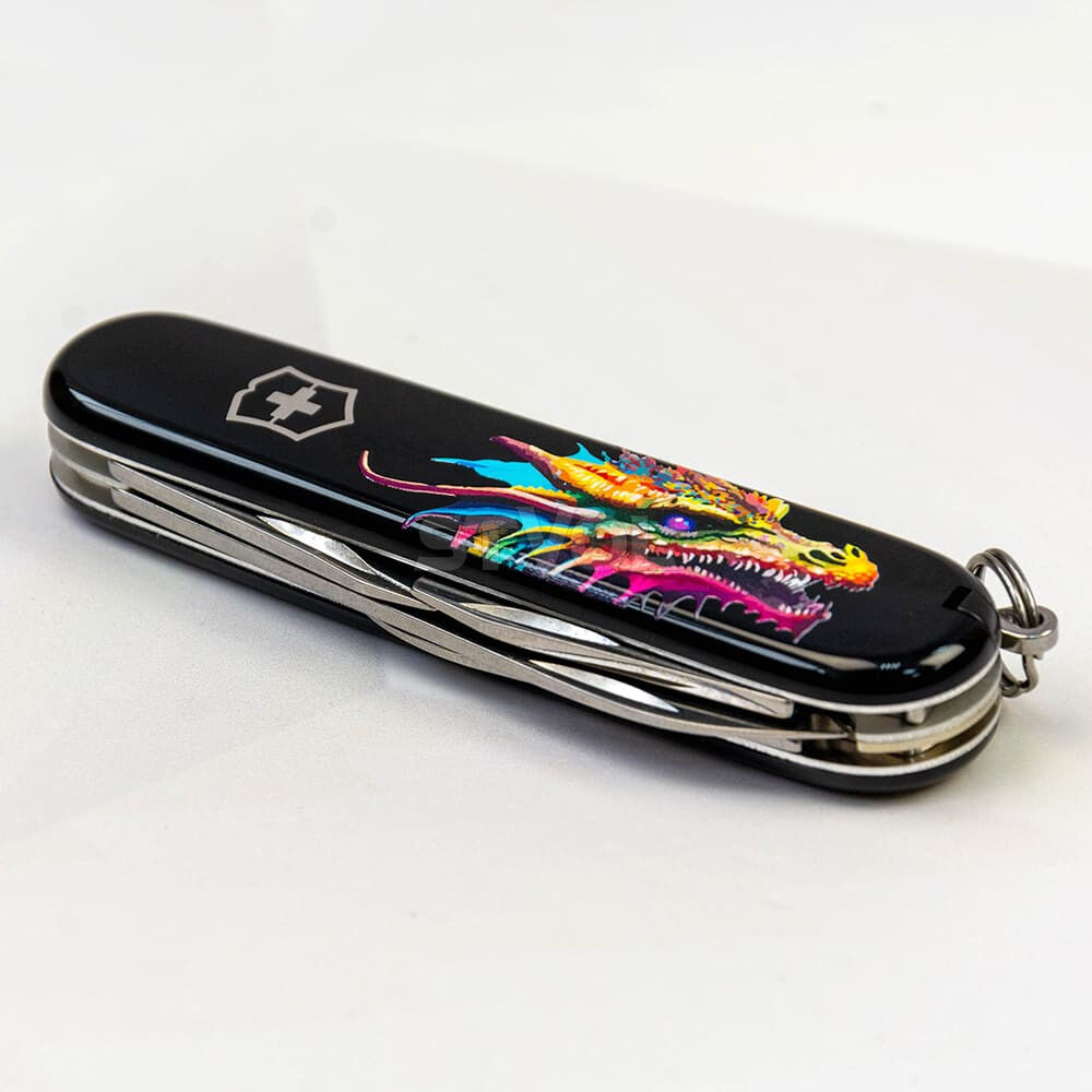 Ніж Victorinox Swiss Army Spartan Zodiac Яскравий дракон фото 5