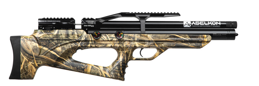 Пневматическая Редукторная PCP винтовка  Aselkon MX10-S Camo Max 5  кал. 4.5 Фото 2