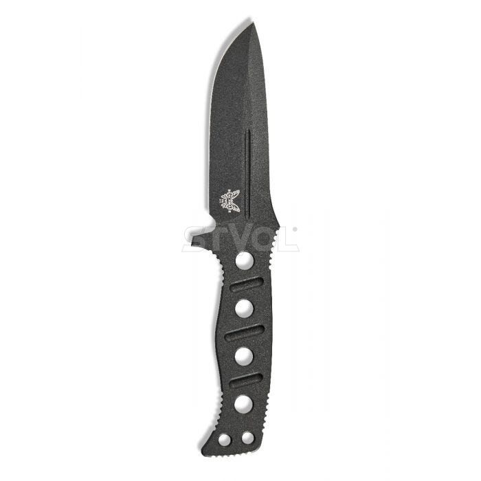 Ніж Benchmade"Sibert Adamas", фікс, паракорд, чорний фото 2