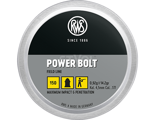 Пульки RWS PowerBolt 0,92 гр.150 шт кал.4,5 мм