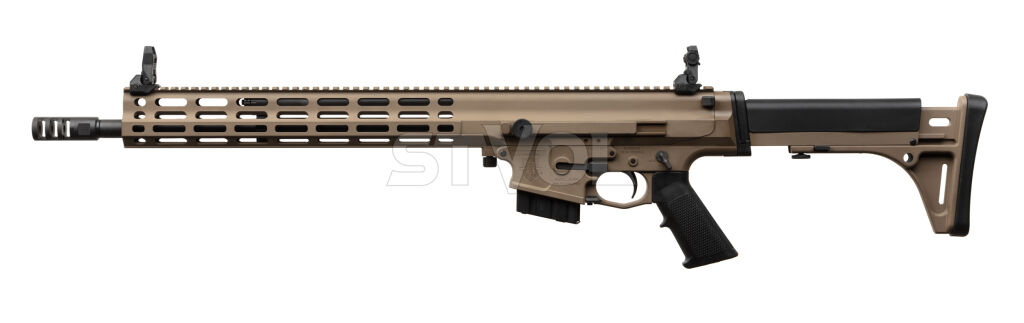 Карабін нарізний Robinson XCR-L 223REM Gas Piston 16'' 1:7 Heavy M-Lok FDE фото 9