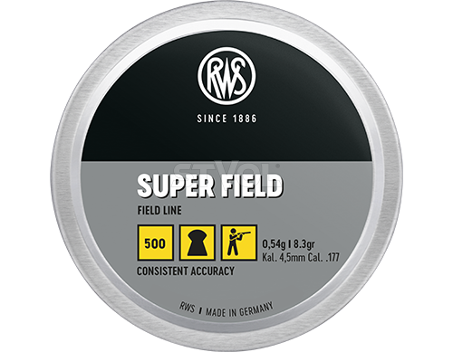 Пульки RWS SuperField 0,54 гр.500 шт кал.4,5 мм