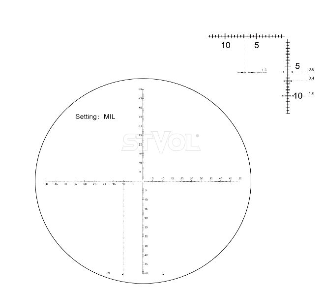 Бінокль з сіткою Vector Optics Continental Plus 10x42 ED фото 2
