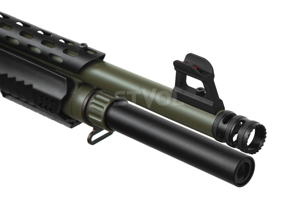 ATROX Tactic Plus Khaki Telescopic Stock 12/47 см Рушниця гладкоствольна Huglu 7+1 фото 6