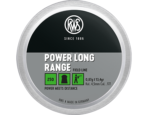 Пульки RWS PowerLongRange 0,87 гр.250 шт кал.4,5 мм