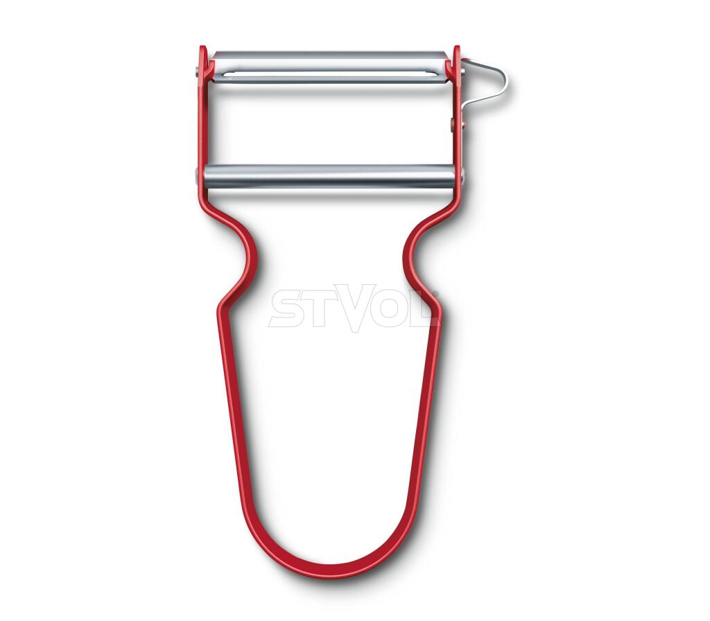 Овочечистка Victorinox REX Red, красная, одностороння гладка РК фото