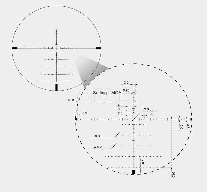 Прицел оптический Vector Optics Sentinel 4-16x44 (30 мм) FFP illum. VSE-3 MOA фото 11