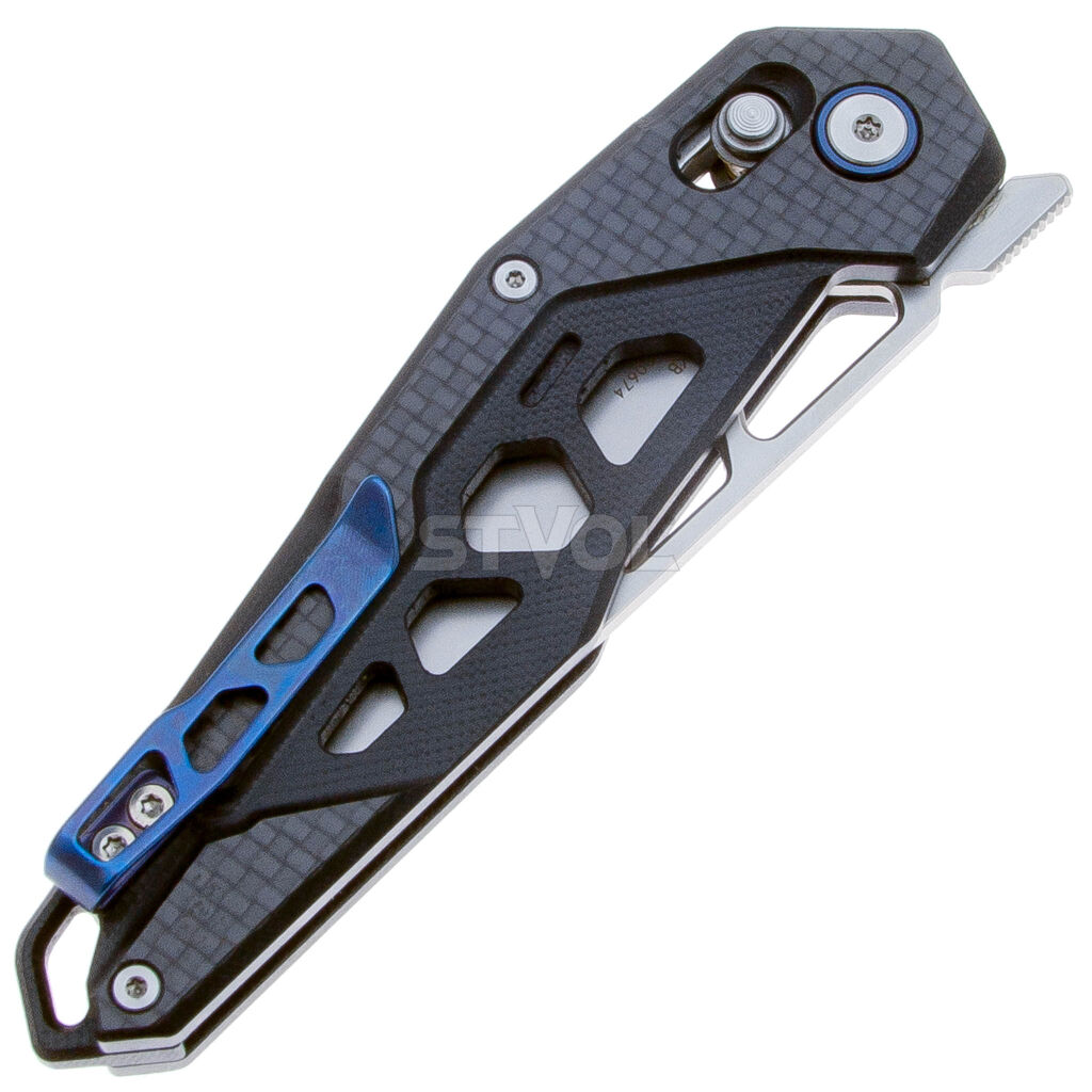 Нож SRM Mecha 9225-KB, D2, G10 + carbon fiber Фото 4