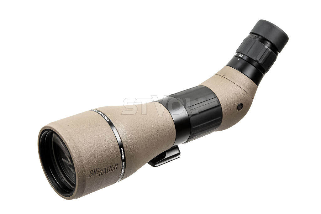Зрительная труба Sig Optics OSCAR8, 27-55X80MM, HDX LENS, ANGLED EYEPIECE, FDE