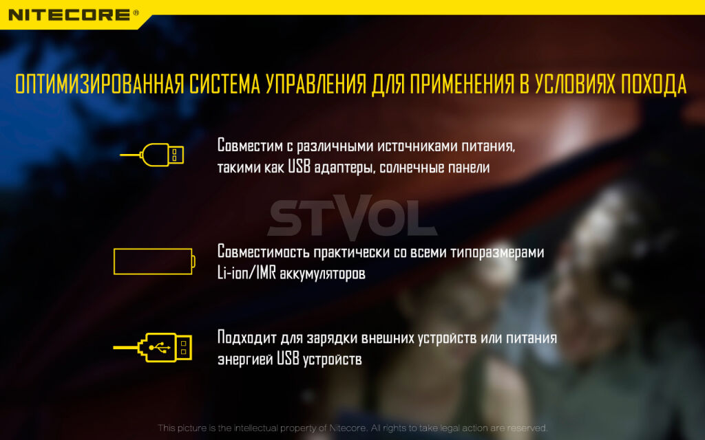 Зарядний пристрій 2 в 1 + Power Bank Nitecore F1 фото 6