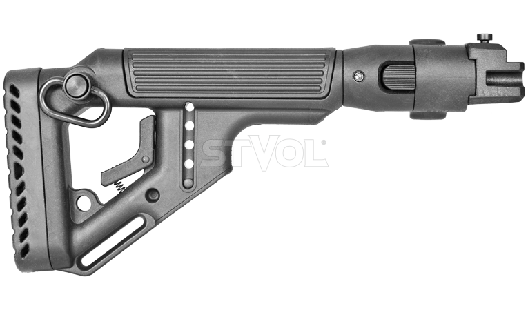 Приклад складной FAB UAS  для AK 47, полимер, черный Фото 2