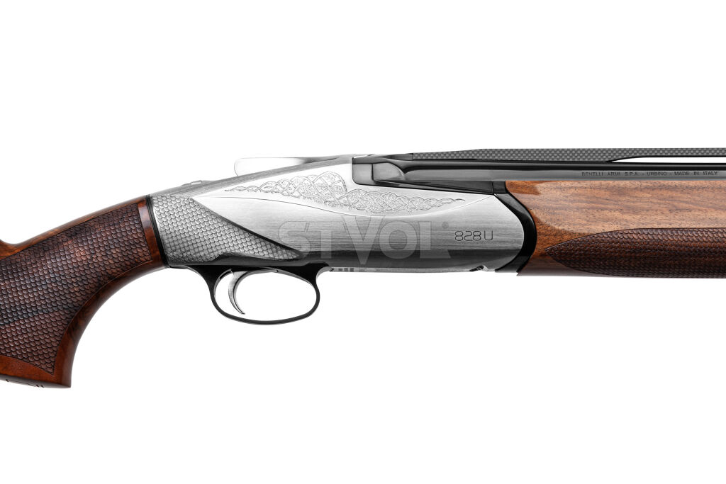 Ружье охотничье Benelli 828U Silver 12ga 26" фото 2