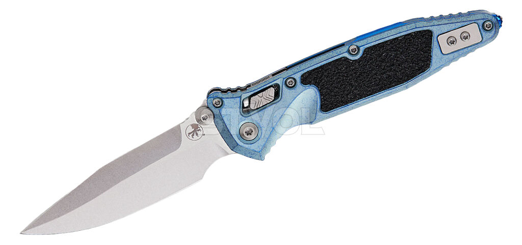 Ніж Microtech  Socom Ram-Lok Spear Marfione Select Ice Blue Ti Textured фото