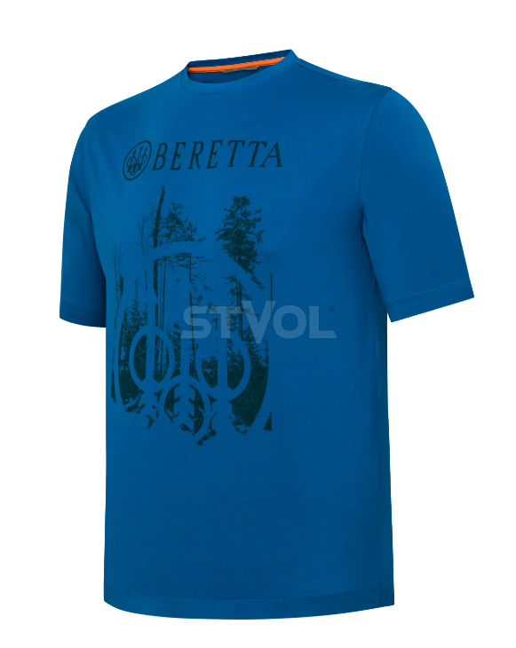 Футболка чоловіча Outline "Beretta" (blue) фото