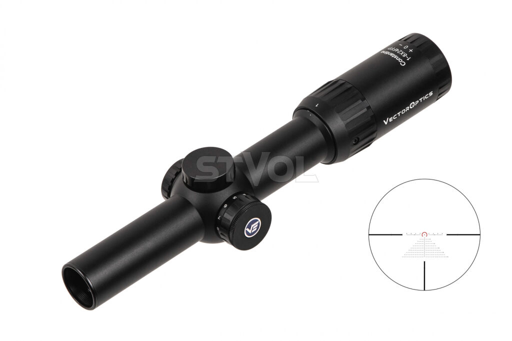 Приціл оптичний Vector Optics Constantine 1-8x24 (30 мм) illum. FFP фото