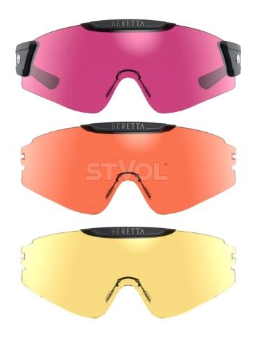 Окуляри "Beretta"  InterMask (3 шт) Yellow & Magenta & Orange фото