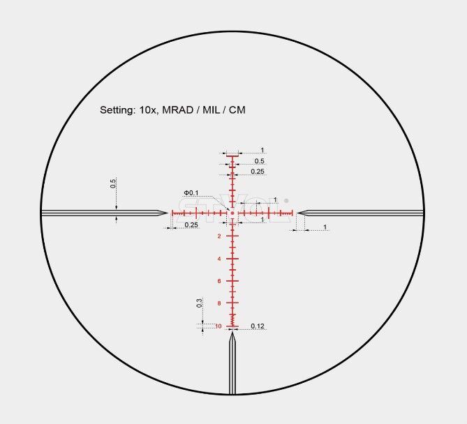 Приціл оптичний Vector Optics Tauron 6-24x50 (30 мм) HD illum. SFP MPX1 MIL фото 2
