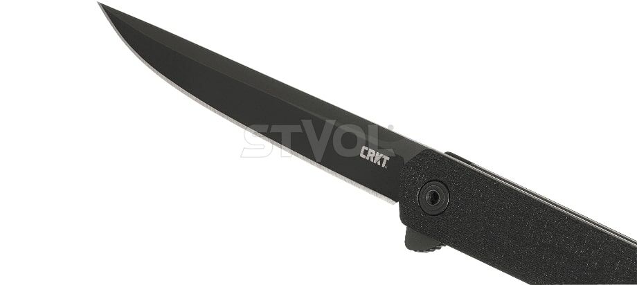 Нож CRKT "CEO Black", флиппер, чёрный Фото 6