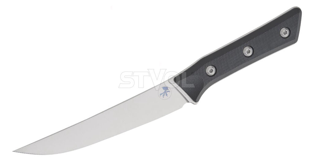 Обробний кухонний ніж Microtech Boning 6.125" Stonewash Black G-10 фото