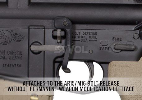 MAG980-BLK Важіль для скидання затворної затримки для AR15/M4 фото 4