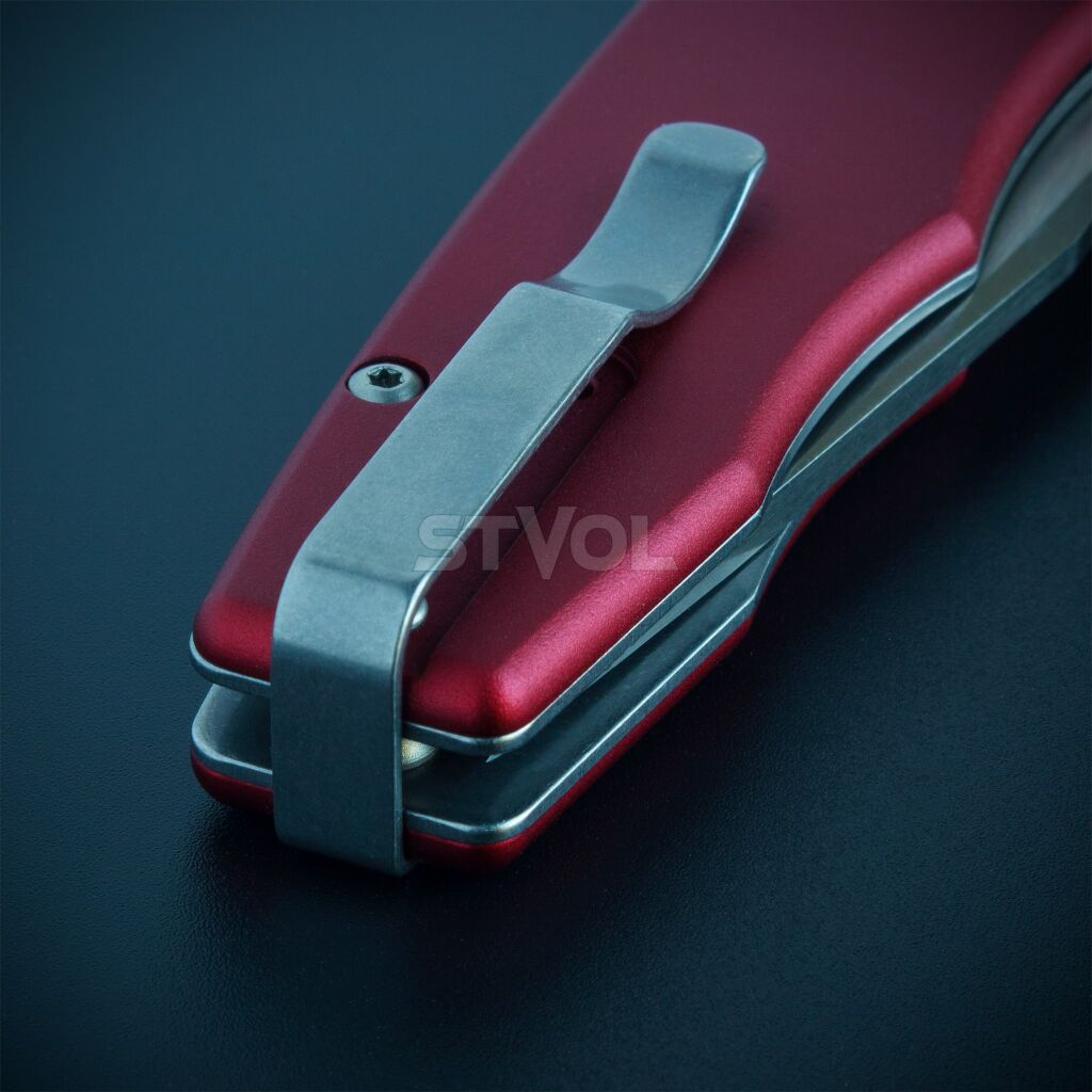Ніж Ocaso "Strategy", Red Aluminum, Satin фото 3