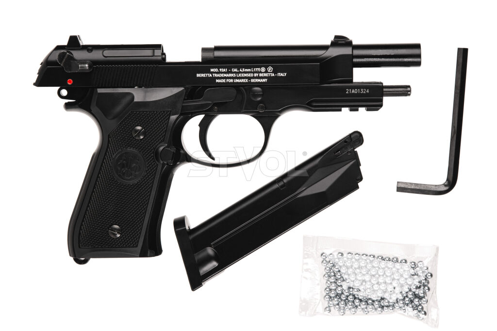Пневматический пистолет Umarex Beretta Mod. M92 A1 Blowback кал. 4,5 мм (с затворной задержкой) Фото 3