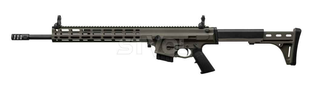 Карабин нарезной Robinson XCR-L 223REM 18,6" Gas Piston 1:7 Heavy M-Lok Green Фото 8