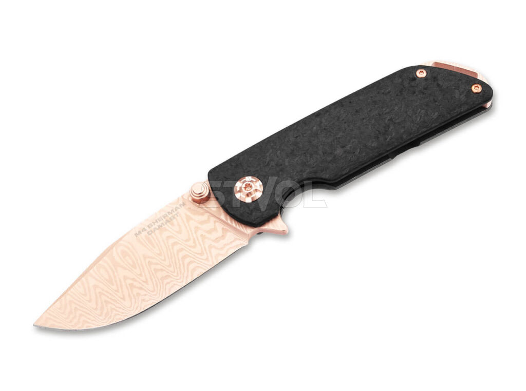 Нож Boker "M4 Sherman Damast Rose Gold"