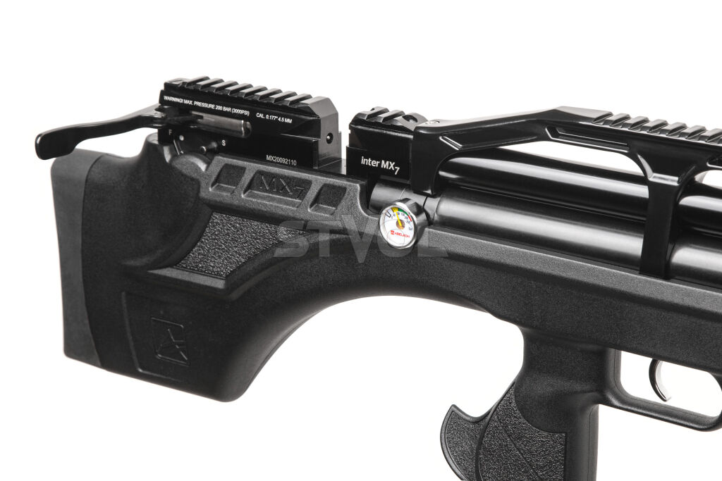 Пневматическая PCP винтовка  Aselkon MX7 Black  кал. 4.5 Фото 4