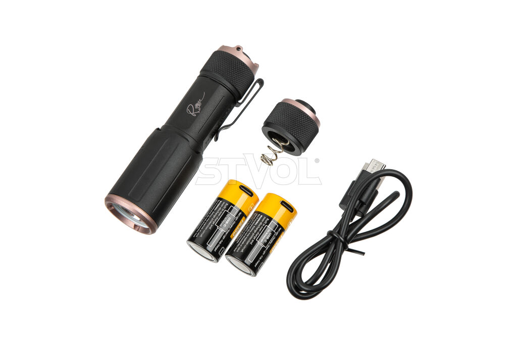 Ліхтар Sig Optics FOXTROT-EDC, COMPACT, RECHARGEABLE, HANDHELD FLASHLIGHT, WHITE LIGHT, ROSE EDITION фото 3
