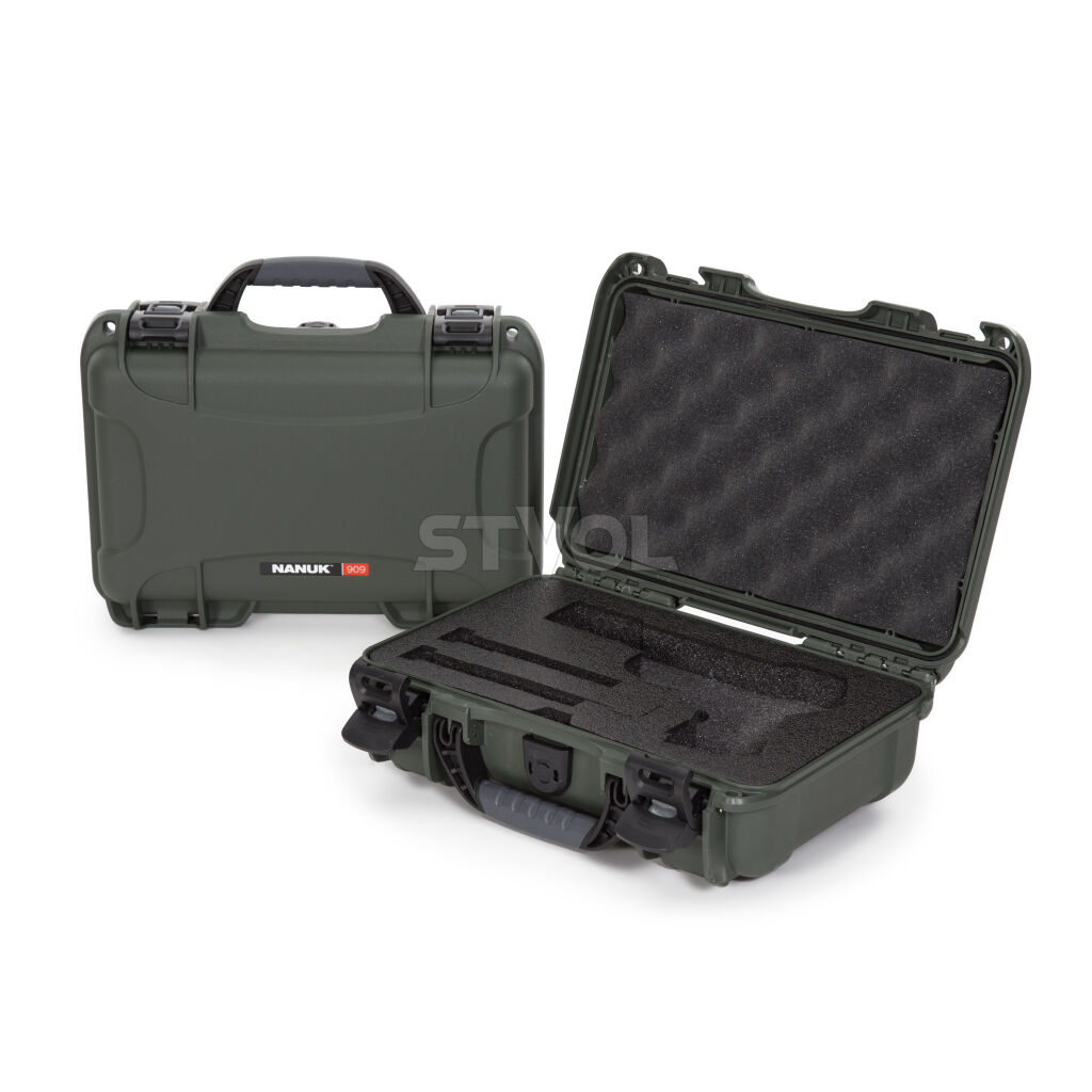 Кейс Nanuk Case 909 classic pistol - Olive фото