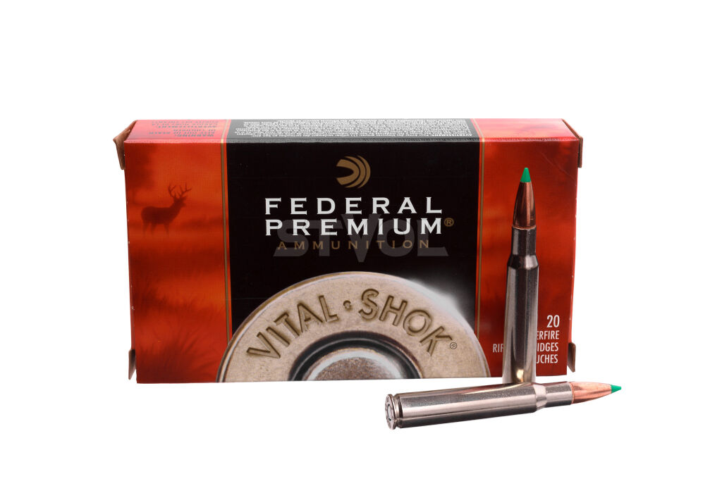 Патрон нарезной Federal Vital-Shok, 30-06, 165GR (10,69 г),Nosler BALLISTIC TIP
