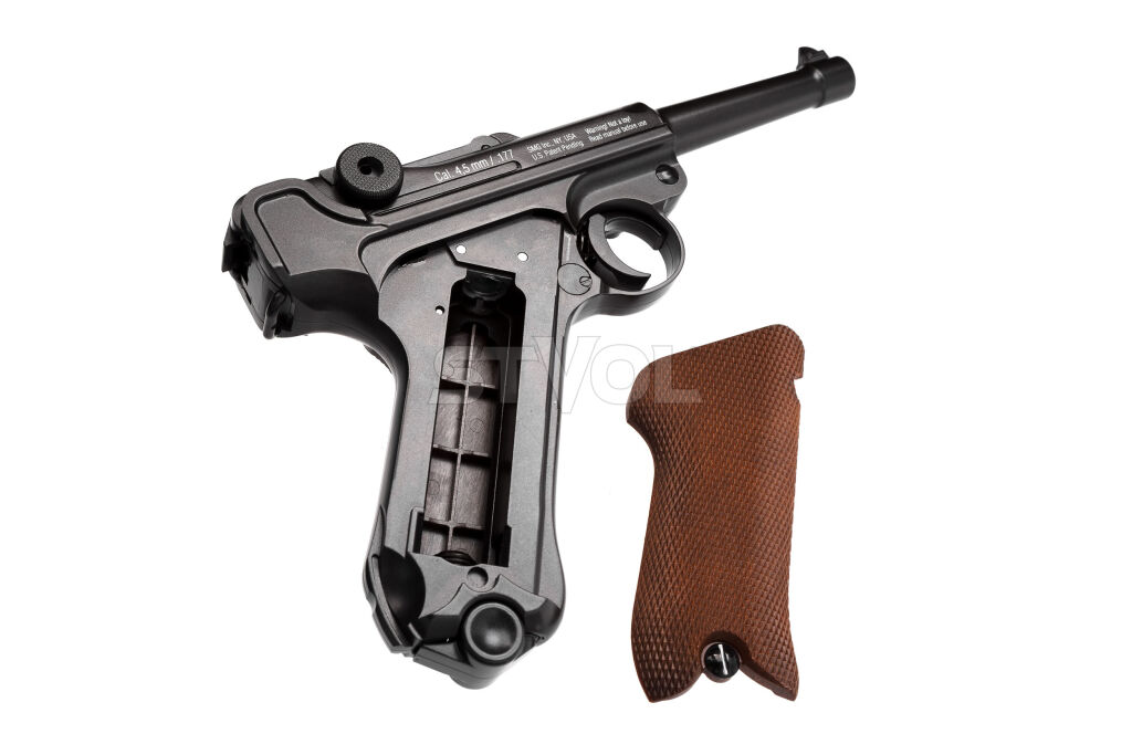 Пістолет пневматичний Gletcher P 08 Blowback (Parabellum) фото 4