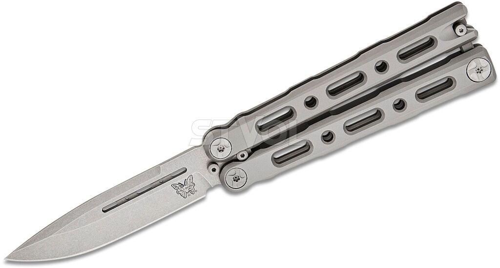 Нож Benchmade "Laro", balisong, titanium