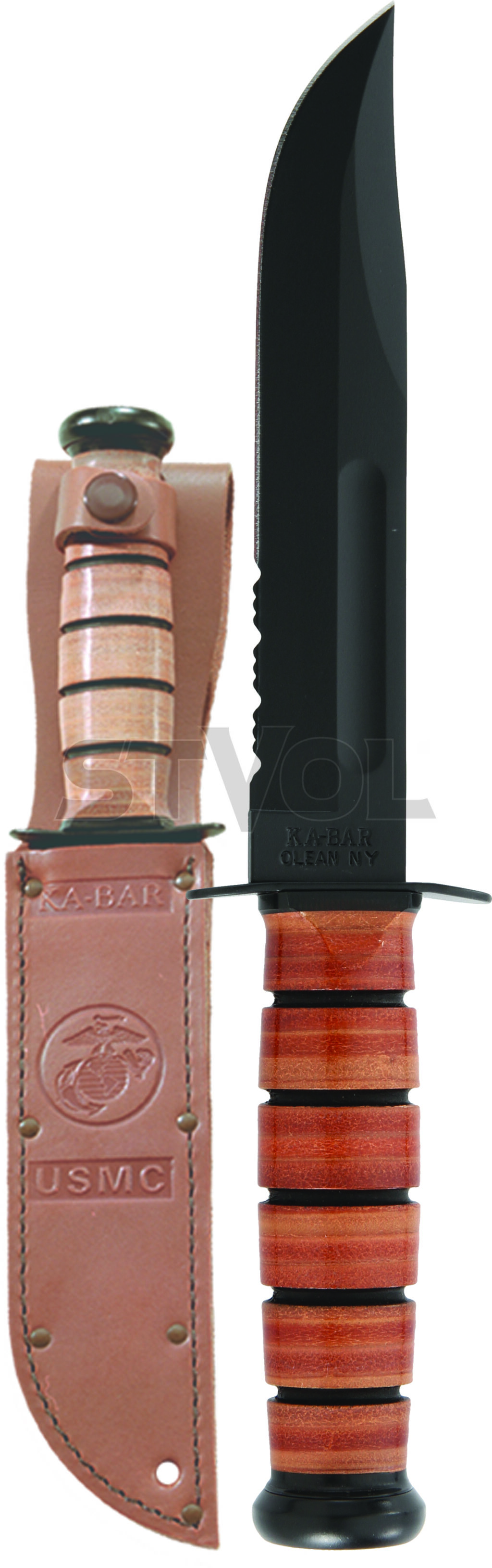 Ніж KA-BAR "USMC fighting/utility knife" serrated фото