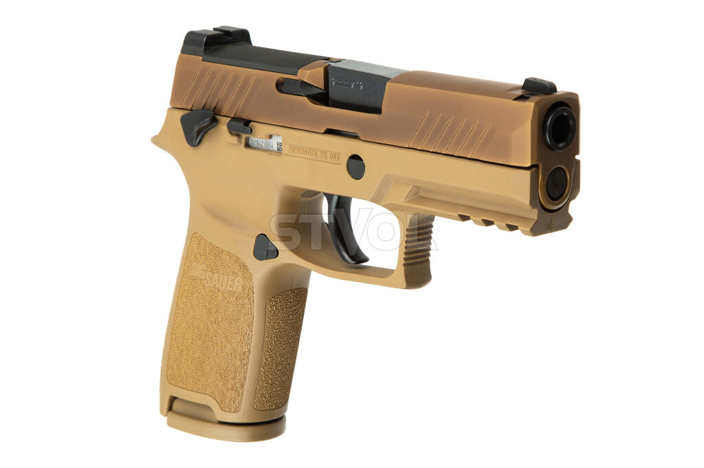 Пистолет спортивный Sig Sauer M18, 9MM, 3.9IN, COYOTE, SIGLITE, (1) 17RD (2) 21RD MAG, MANUAL SAFETY Фото 3