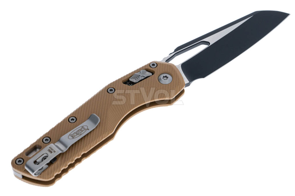 Ніж Microtech MSI SE, fluted black, G10, tan фото 2