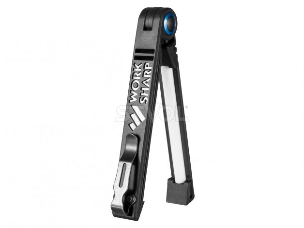 Складане точило Benchmade "EDC folding sharpener - Edge Maintenance Tool", кераміка+шкіра фото 3