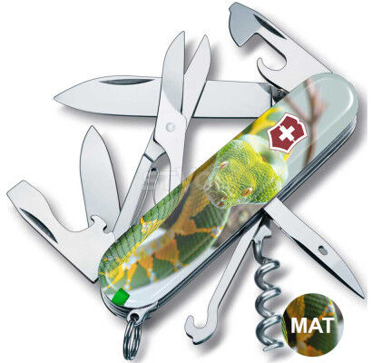 Ніж Victorinox Swiss Army Climber Zodiac Зелена змія фото