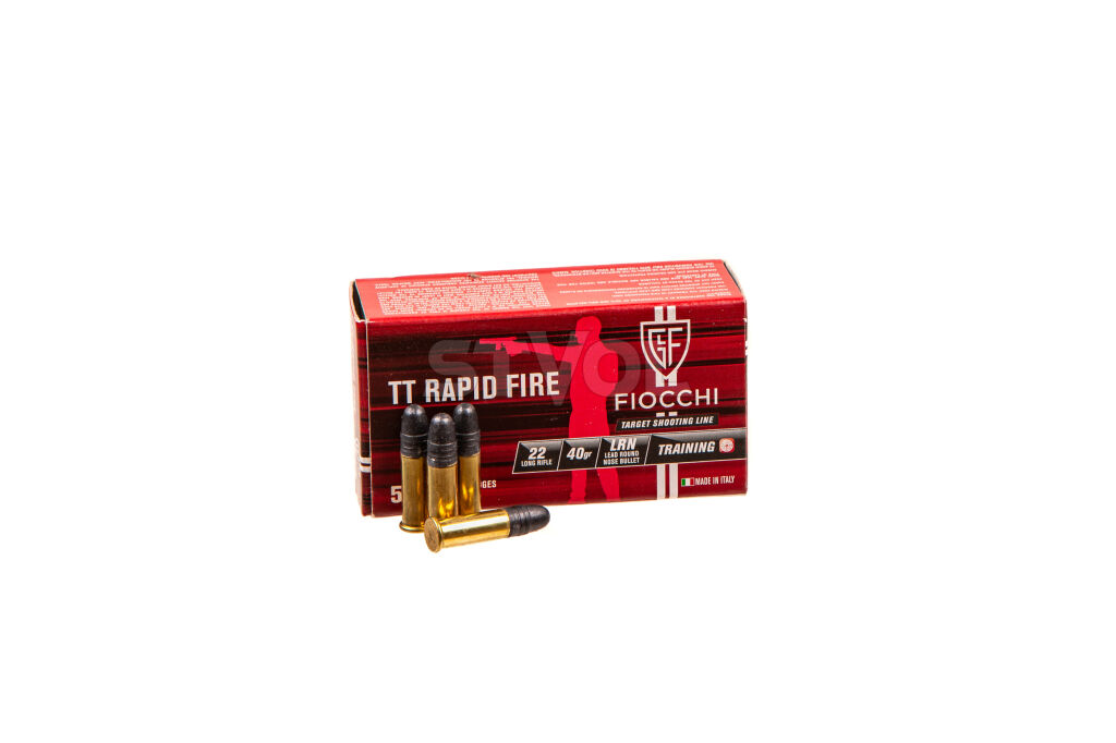 Патрон нарізний Fiocchi TT Rapid Fire 22LR, LRN 40GR (2,59 г), 280 м/с фото