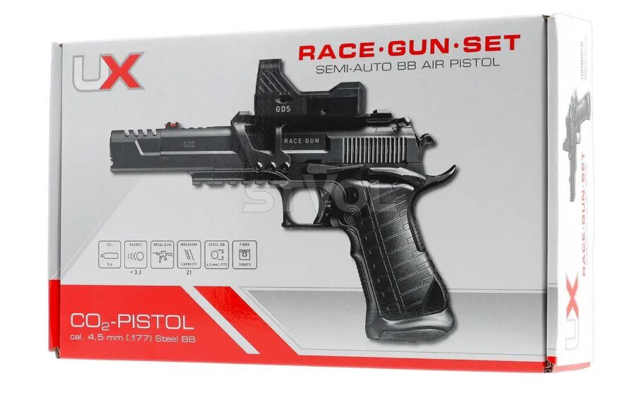 Пневматический пистолет с прицелом Umarex UX RaceGun Kit  кал.4,5мм Фото 6
