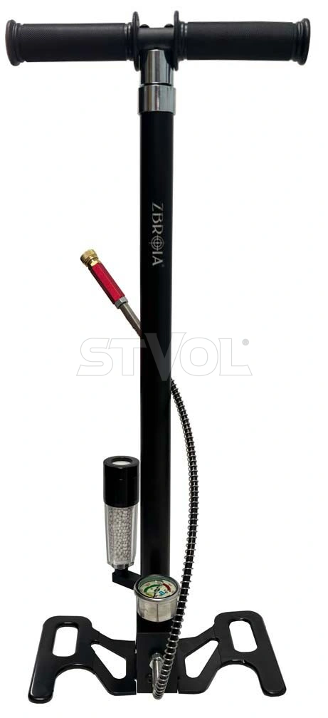 Z9.6.094 Насос високого тиску ZBROIA 3-х ступінчастий 300 Bar PCP ZY0013DP (Camo/Silver/Black)